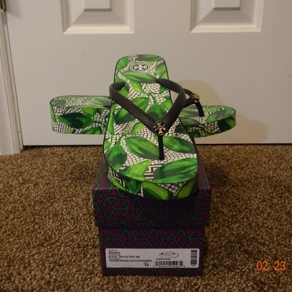 Tory Burch Thandie Wedge Flip-flop